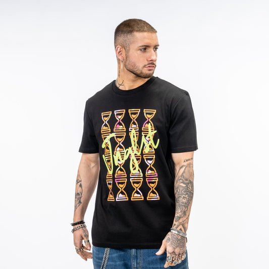 Orange Hourglass Collab T Shirt