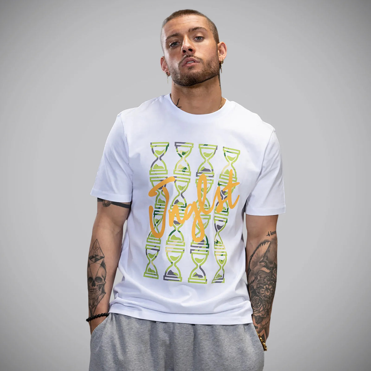 Green Timepiece Triple 3 Skateboarding T Shirt skaters