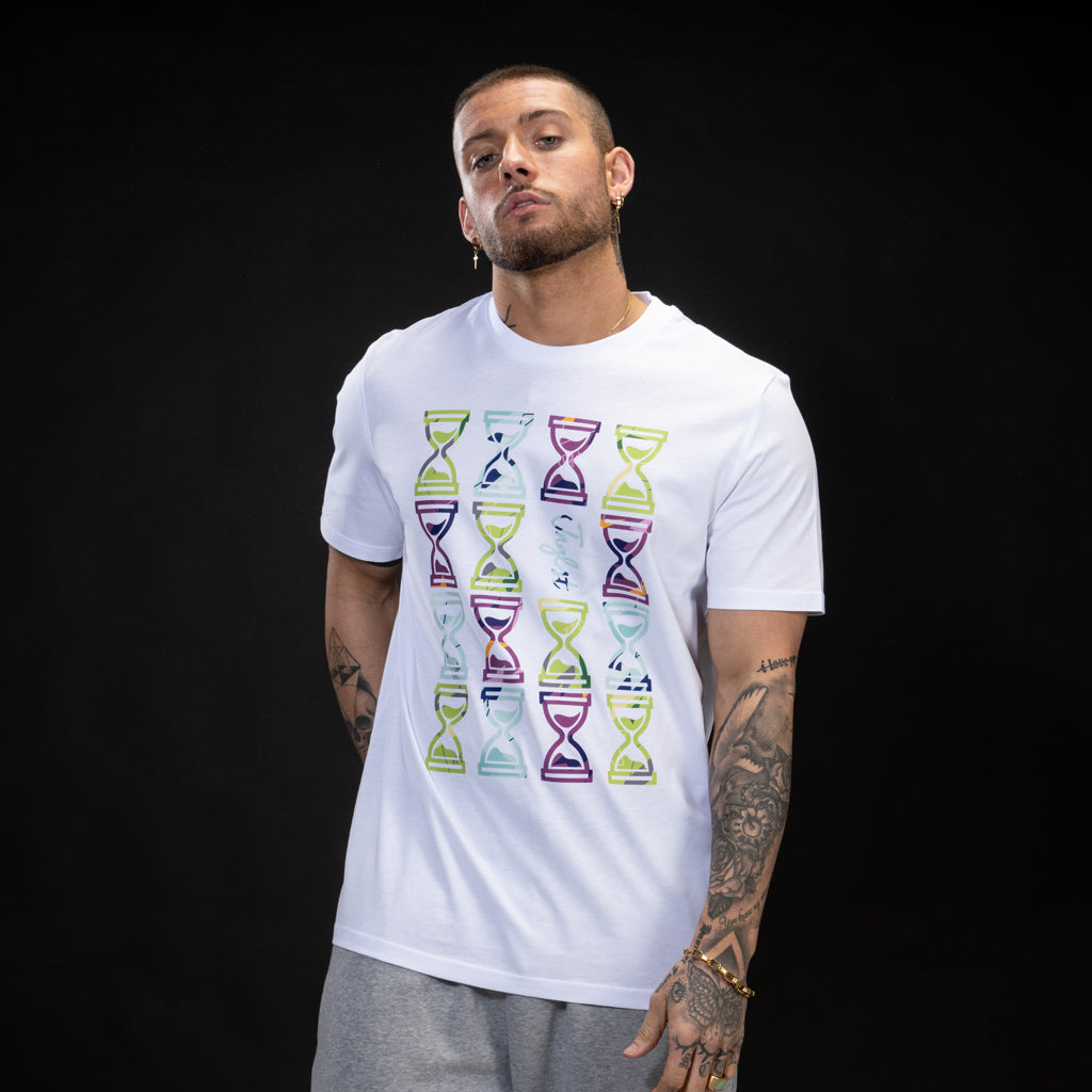 White Camo Jnglst Skate T Shirt