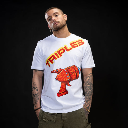 White Raygun Skate T Shirt