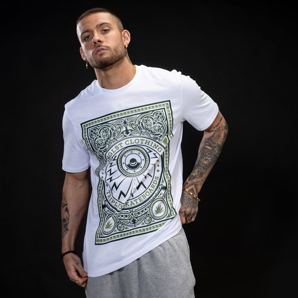 White Skate Life T-Shirt Collab